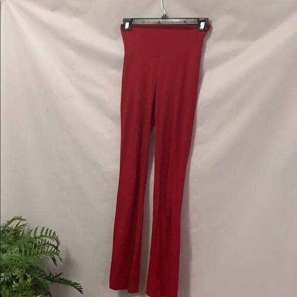A/X ARMANI EXCHANGE RED LEGGINGS SIZE XS/TP - Picture 1 of 9